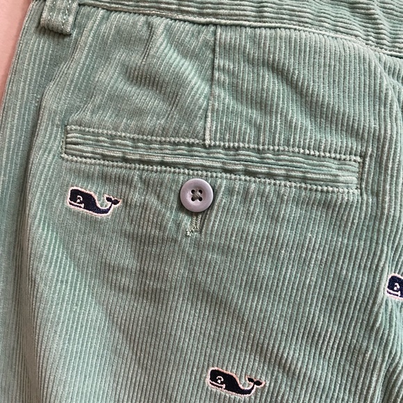 Men’s Vineyard Vines Whale Embroidered Corduroy Club Pants, Size 36 x 30 - Picture 10 of 14